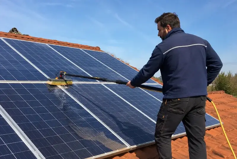 Nettoyage et entretien de panneaux solaires à Uchaux