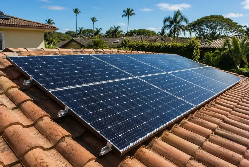Installation de panneaux solaires à Uchaux