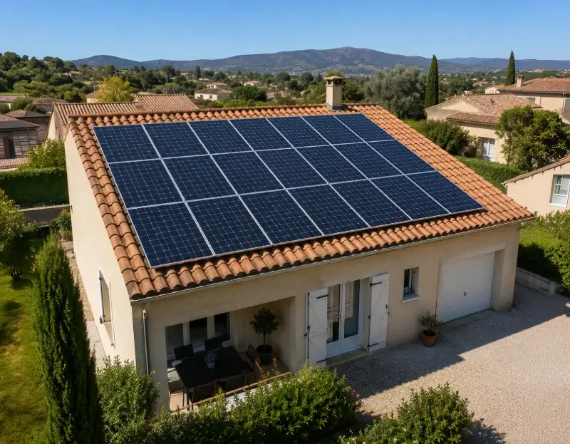 Prime à l'autoconsommation panneaux solaires Uchaux — aide financière de l'État